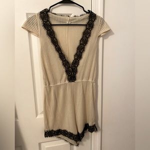 Urban outfitters Black and white romper